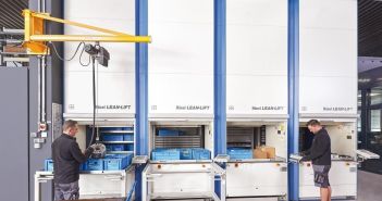 Effiziente Lagerorganisation und Raumnutzung durch Hänel Lifte bei (Foto: Hänel GmbH & Co. KG)