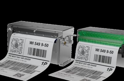 GeBE VARIO Plus Thermodrucker für effiziente, kompakte Linerless-Etikettierlösungen (Foto: GeBE Elektronik und Feinwerktechnik GmbH)