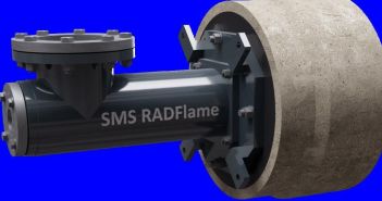 Neuer RADFlame HY2-Brenner ermöglicht bis zu siebzig Prozent Wasserstoffbetrieb SMS modernisiert Charleroier Hubbalkenofen auf 25 Prozent reduzierte (Foto: SMS group GmbH)