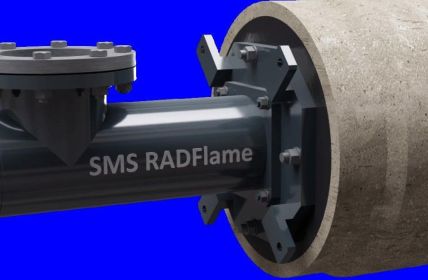 Neuer RADFlame HY2-Brenner ermöglicht bis zu siebzig Prozent Wasserstoffbetrieb SMS modernisiert Charleroier Hubbalkenofen auf 25 Prozent reduzierte (Foto: SMS group GmbH)