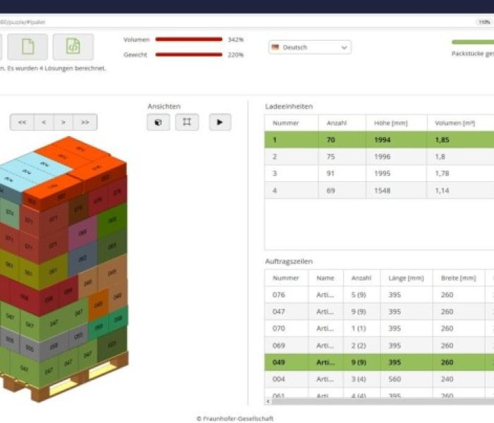 PUZZLE Pallet (Foto: scapos AG)
