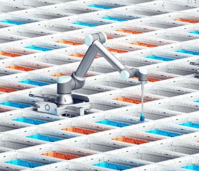 On-Grid Robotic Pick (OGRP) (Foto: Copyright Ocado Intelligent Automation)