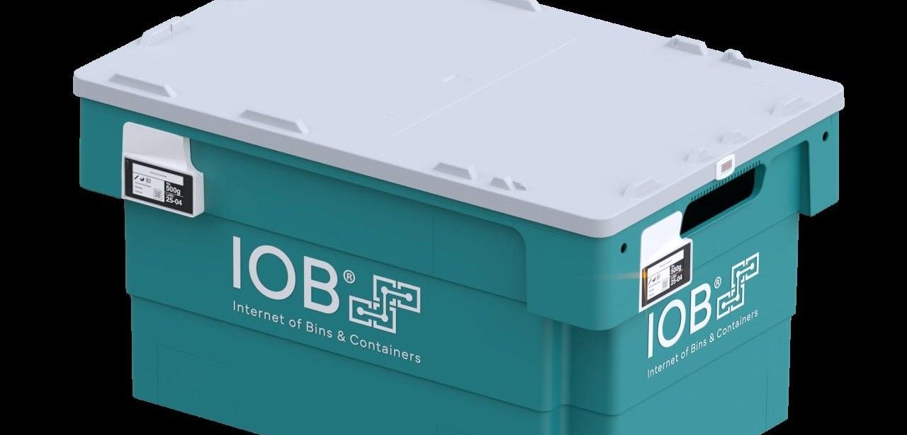 Smarter BITO U-Turn Drehstapelbehälter optimiert Logistikprozesse papierlos und (Foto: BITO-Lagertechnik)