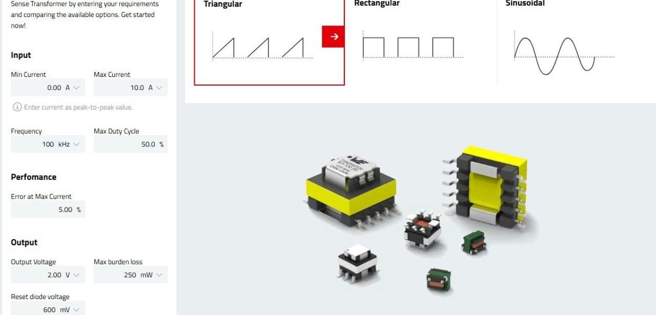 Würth Elektronik erweitert REDEXPERT um Current Sense Transformer (Foto: Würth Elektronik eiSos GmbH & Co. KG)