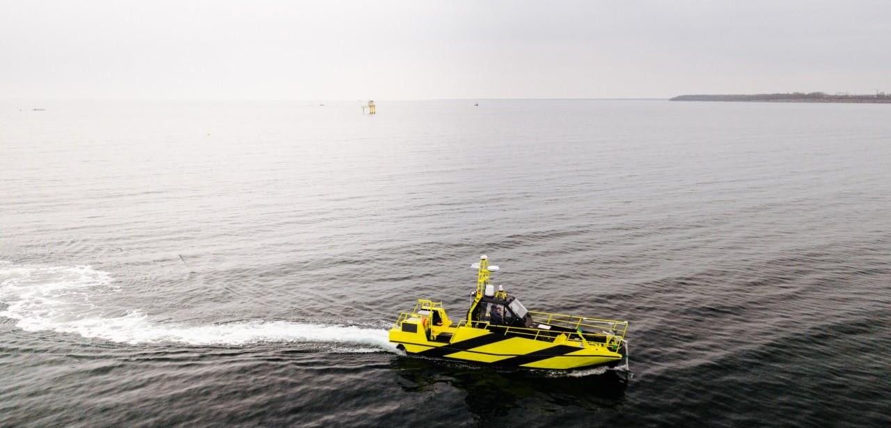 Autonomer AMC12-Prototyp auf SeaSEC in Rostock vorgestellt und (Foto: Rheinmetall AG)