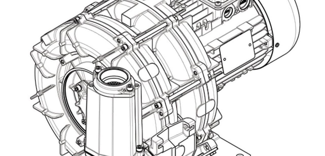 Effizienter SE04TD Seitenkanalverdichter optimiert dauerhafte Sauerstoffzufuhr in biologischen (Foto: SKVTechnik)