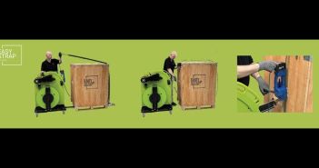 Nachhaltige Palettenumreifung automatisiert Materialeinsatz und senkt CO₂ Emissionen (Foto: EasyStrap Packaging GmbH)