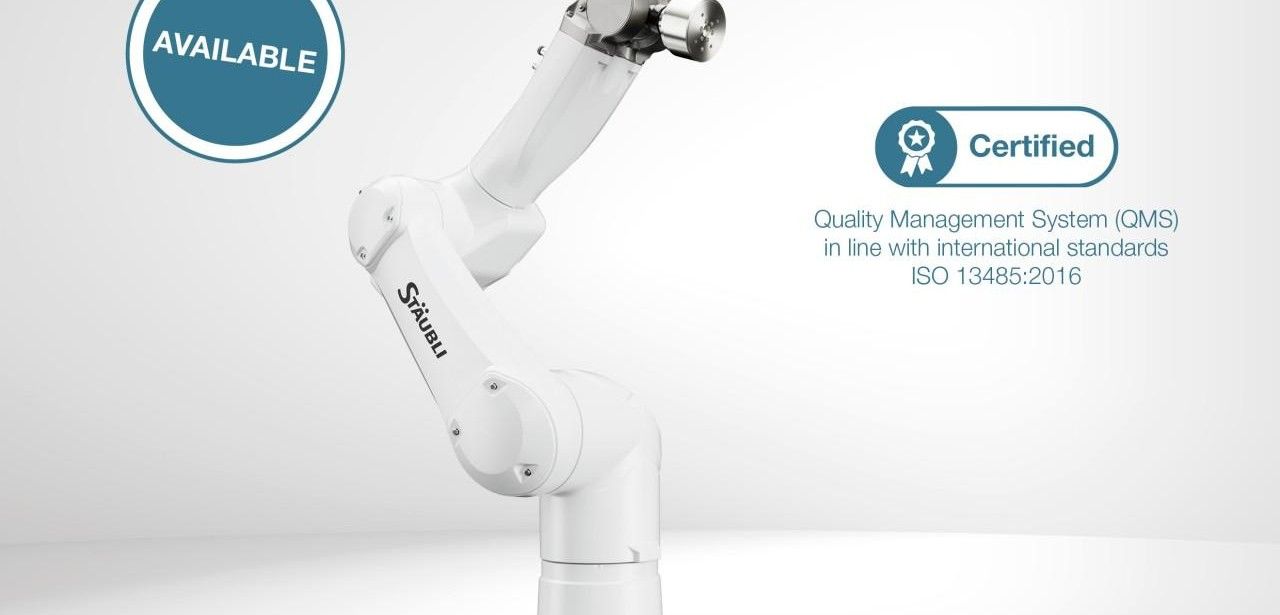 Neuer TX2-60L MedX Ready Roboter optimiert präzise medizinische (Foto: Stäubli Tec-Systems GmbH Robotics)