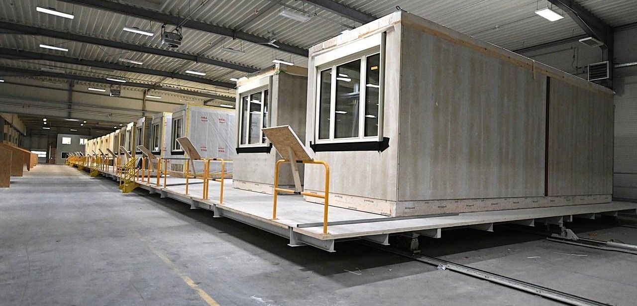 SH Holz & Modulbau liefert ETA-geprüfte Raummodule termingenau (Foto: Achim Dathe SH HOLZ & MODULBAU)